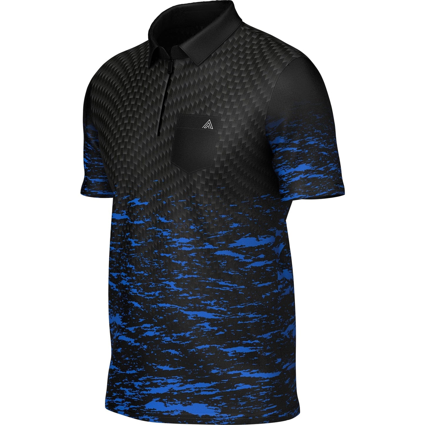 Arraz Lava Dart Shirt - with Pocket - Black & Blue