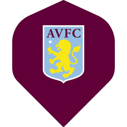Aston Villa FC Dart Flights - 100 Micron - No2 - Std - AVFC - F1 - Crest