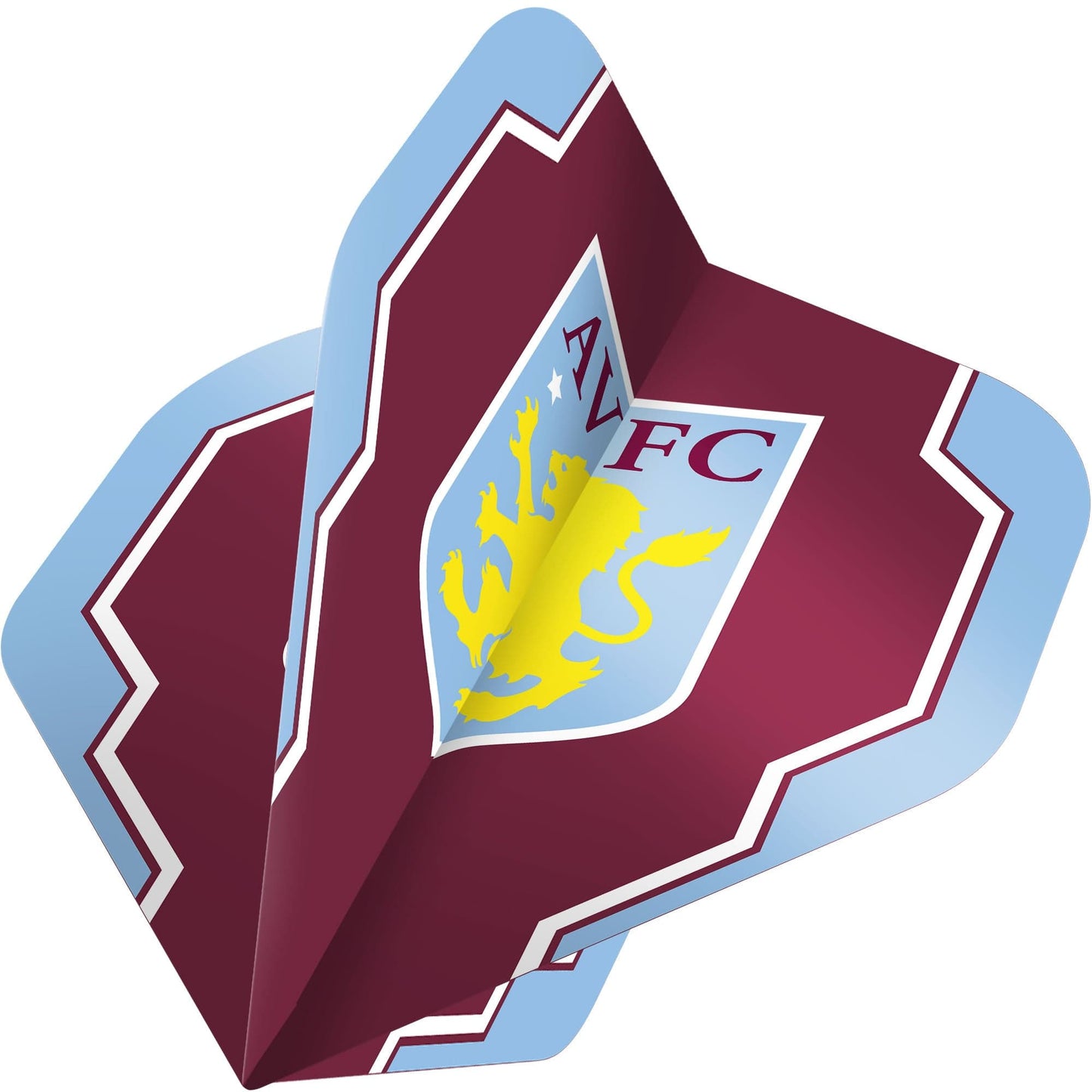 Aston Villa FC Dart Flights - 100 Micron - No2 - Std - AVFC - F4 - Abstract