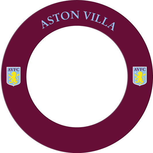 Aston Villa FC Dartboard Surround - Official Licensed - AVFC - S3 - Crest
