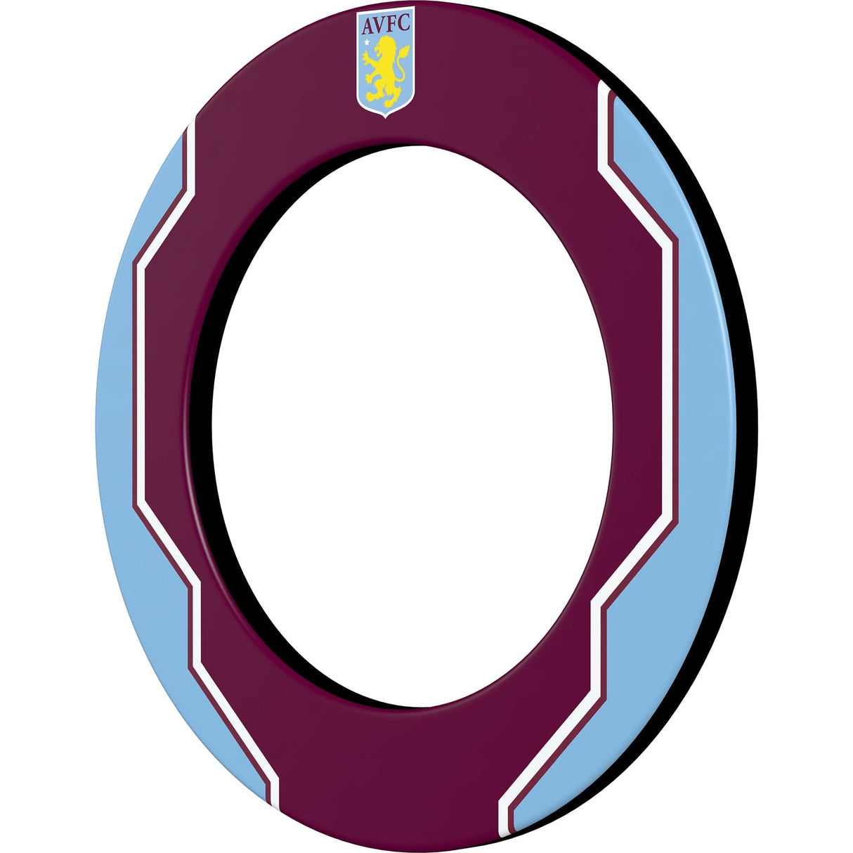 Aston Villa FC Dartboard Surround - Official Licensed - AVFC - S4 - Abstract