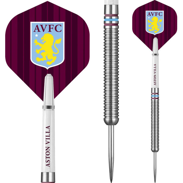Aston Villa FC Darts - Steel Tip Tungsten - Official Licensed - AVFC - 24g