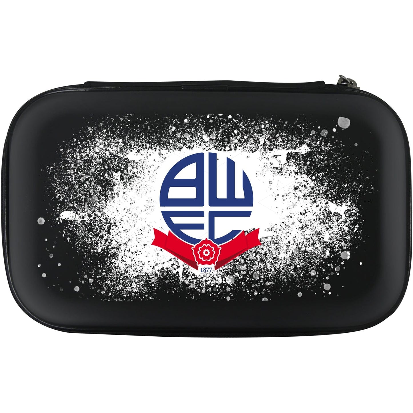Bolton Wanderers Large Darts Case - Black - BWFC - W2 - Club Logo on White