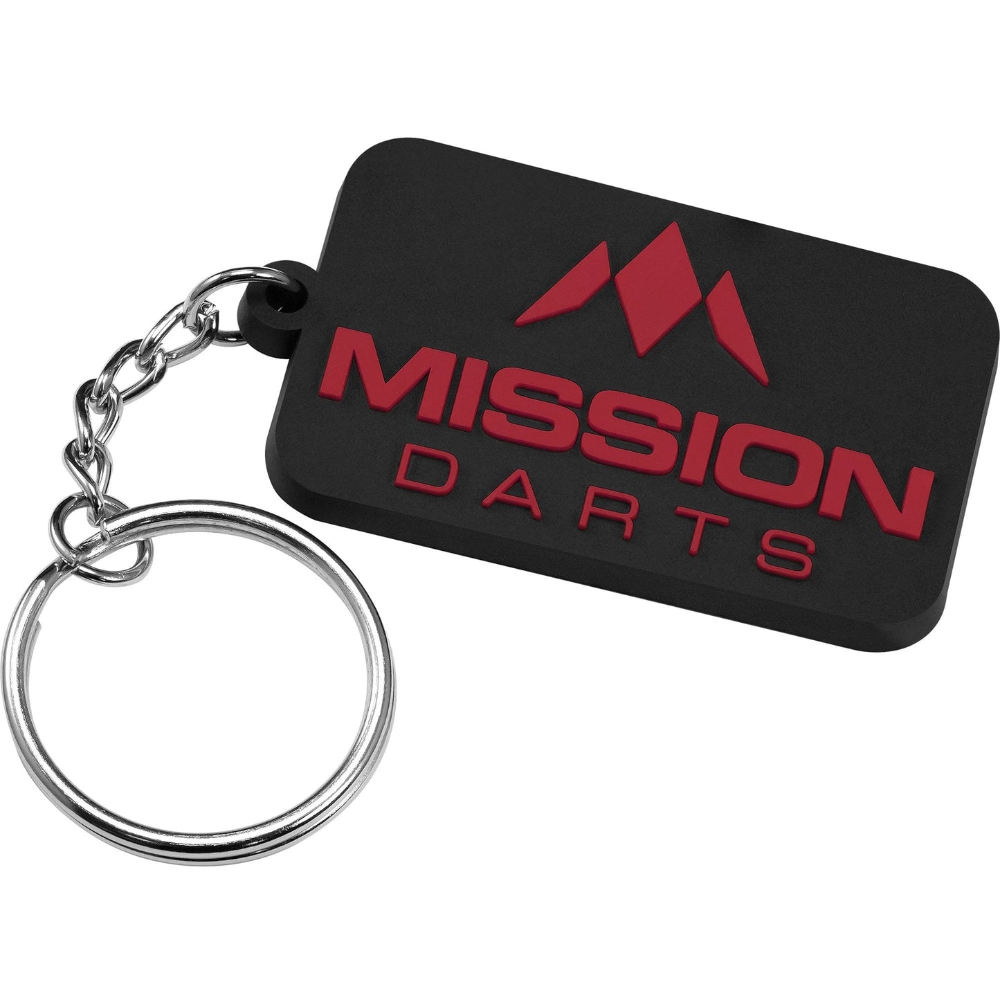 *Mission Logo Keyring - Soft PVC Feel Red