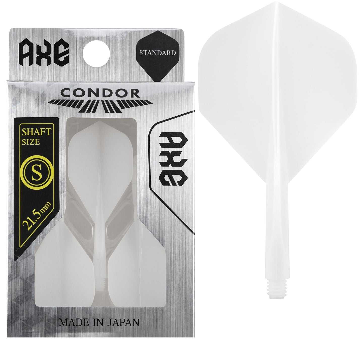 Condor AXE Dart Flights - Standard - White