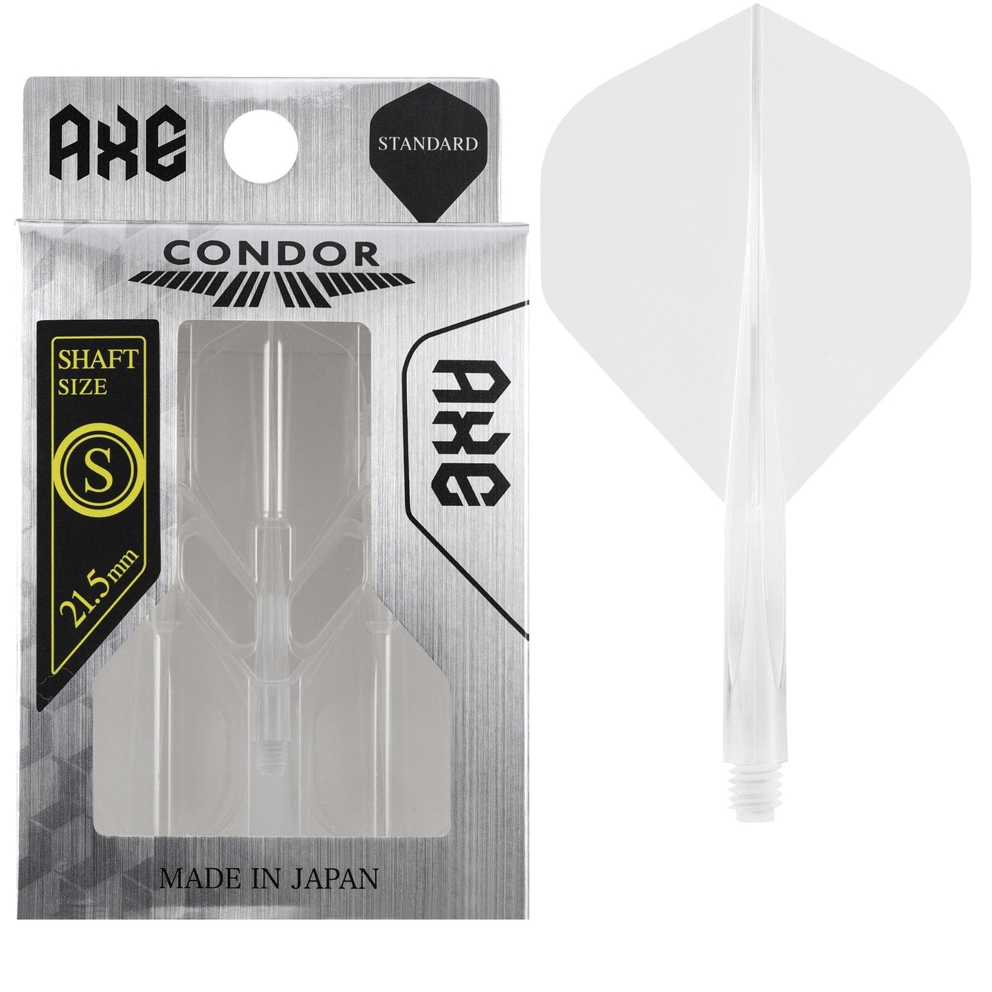 Condor AXE Dart Flights - Standard - Clear