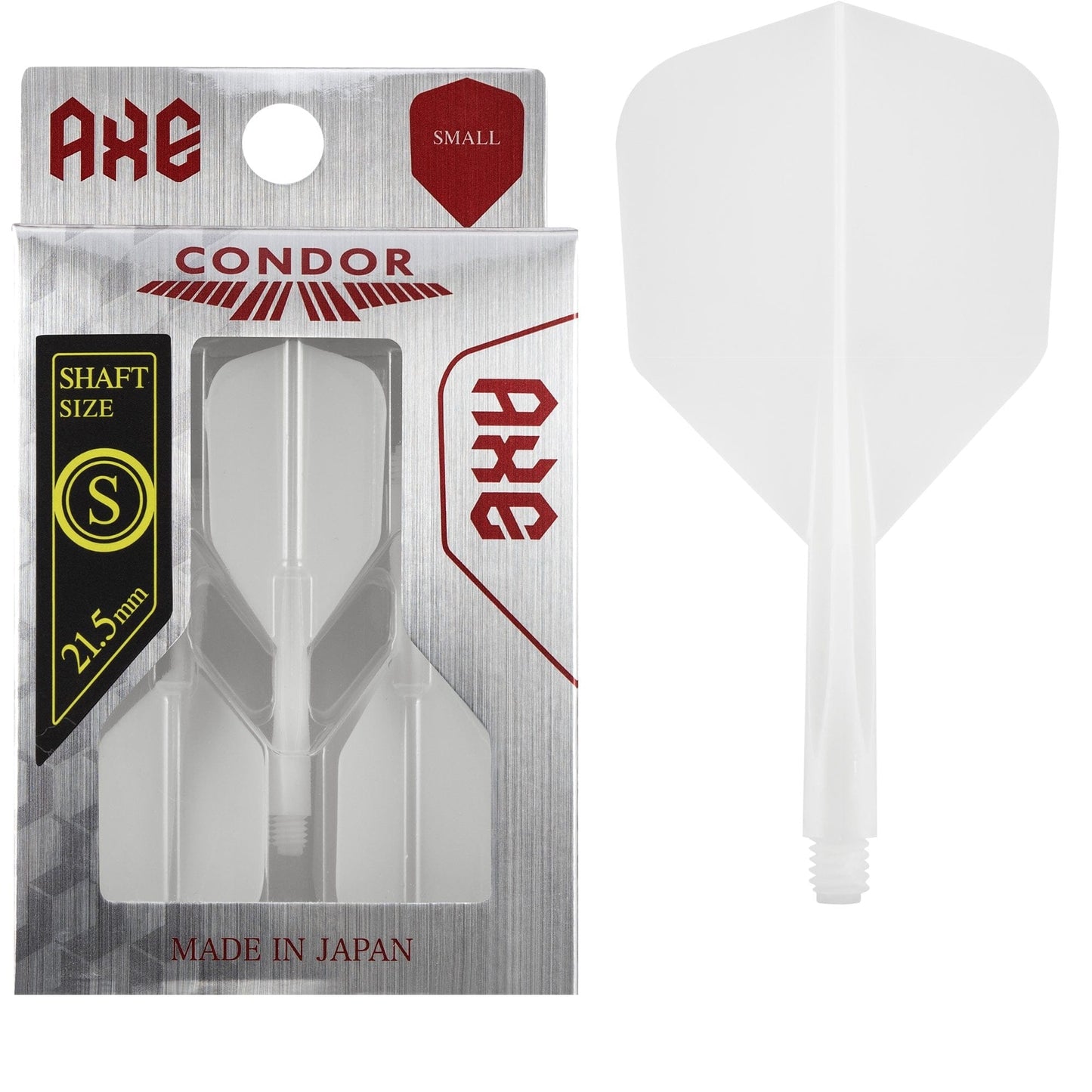 Condor AXE Dart Flights - Small - White Short