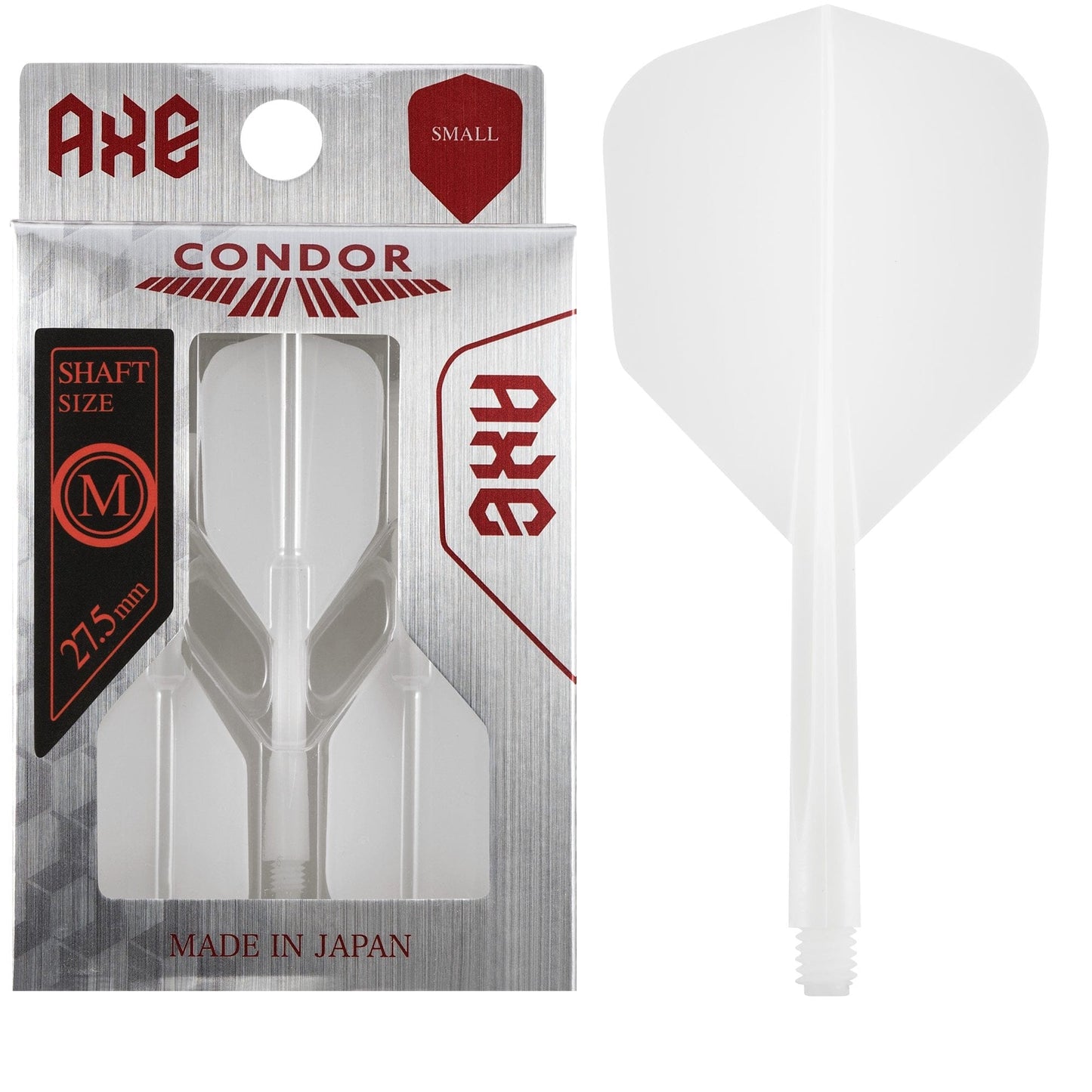 Condor AXE Dart Flights - Small - White Medium