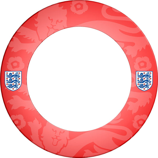 England Football Dartboard Surround - Official Licensed - S3 - Red Lions