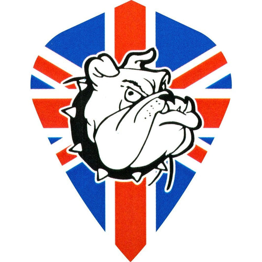 Designa Dart Flights - Metronic - Kite - British Bulldog