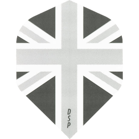 Designa Dart Flights - Std - Union Jack - Grey