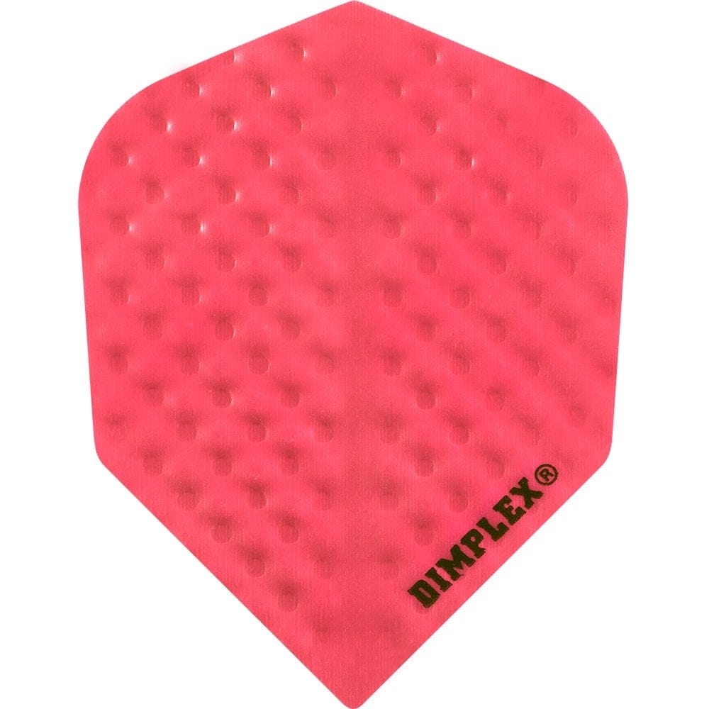 Harrows Dimplex Dart Flights - Standard Shape - Plain Colours Plain Pink