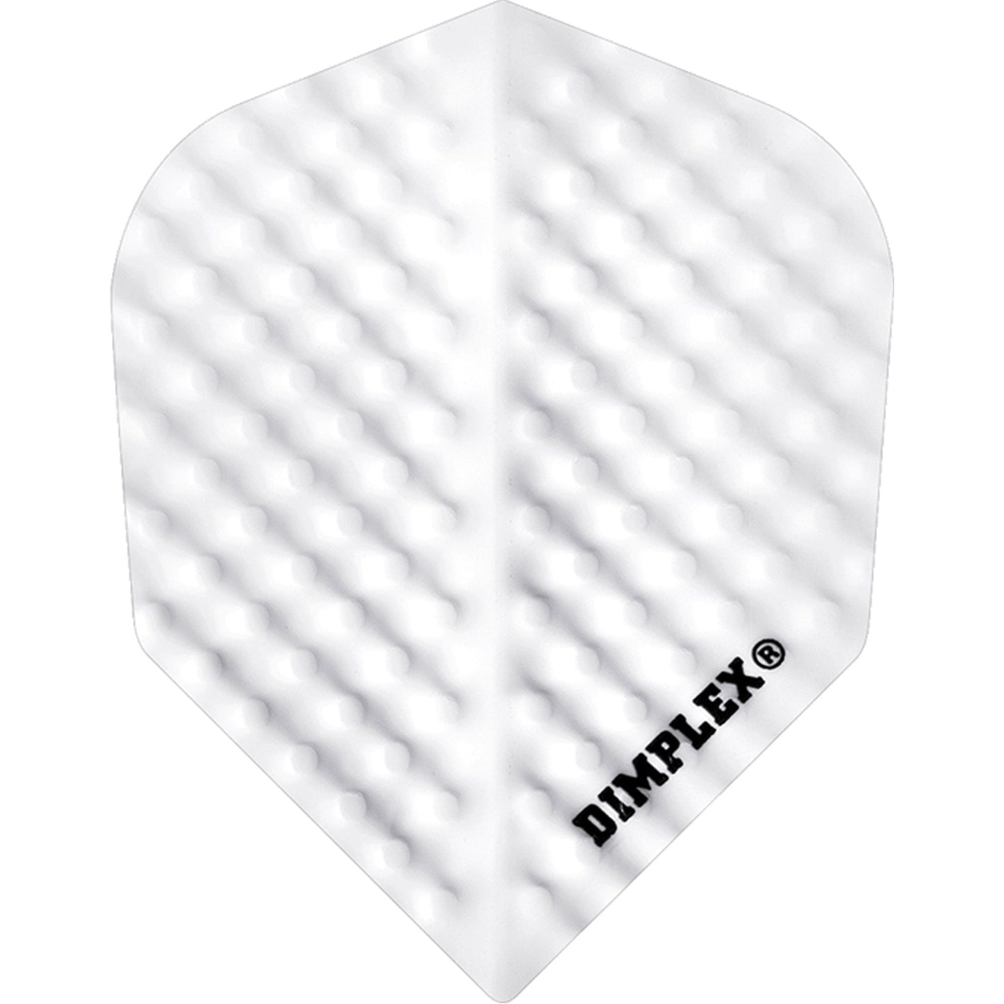 Harrows Dimplex Dart Flights - Standard Shape - Plain Colours Plain Clear