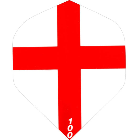 Designa Dart Flights - Extra Strong - Patriotic - St George Cross