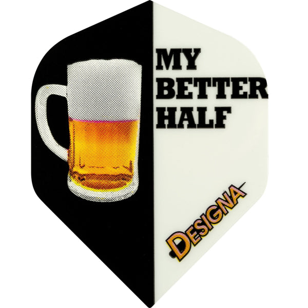*Designa Dart Flights - Extra Strong - Std - My Better Half Beer