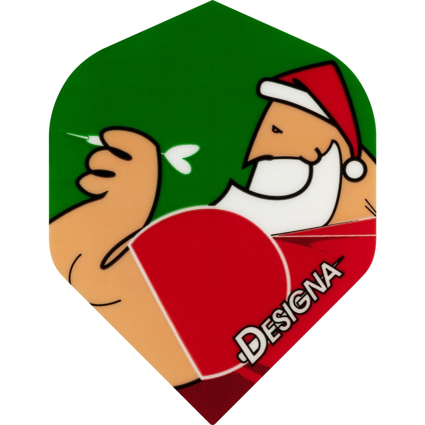 Designa Dart Flights - Extra Strong - Std - Christmas Santa