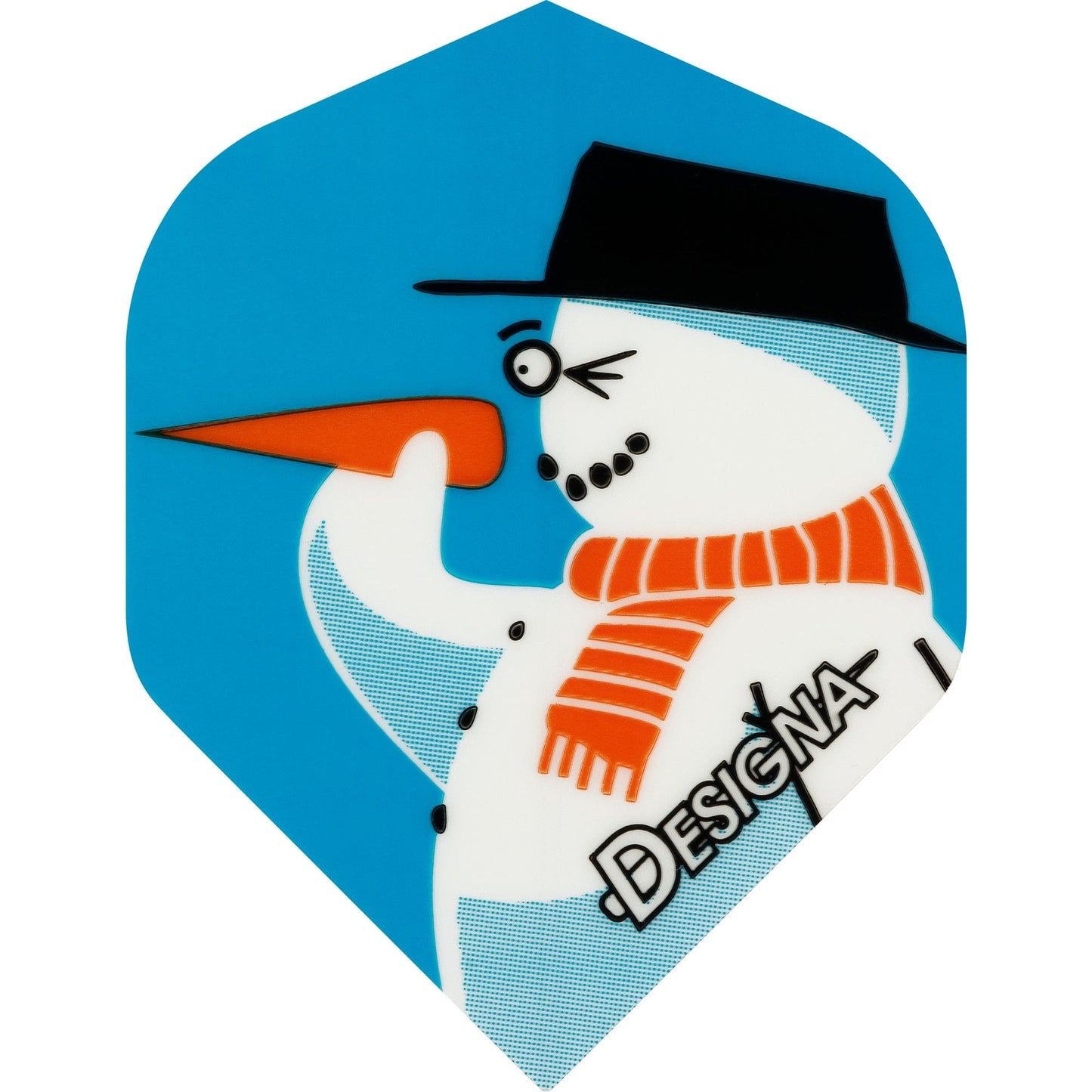 Designa Dart Flights - Extra Strong - Std - Christmas Snowman