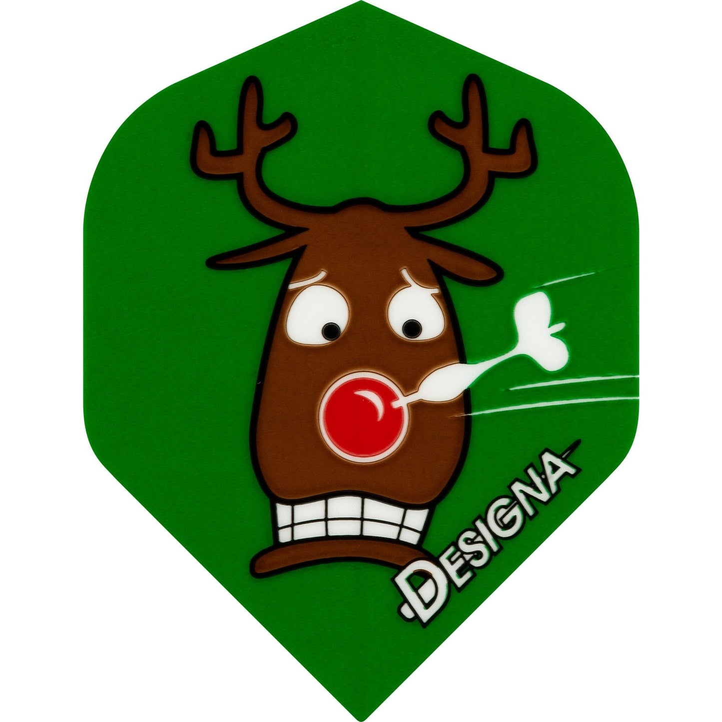 Designa Dart Flights - Extra Strong - Std - Christmas Rudolf