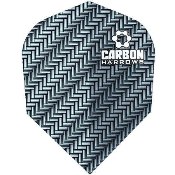 Harrows Carbon Dart Flights - Standard Shape Blue