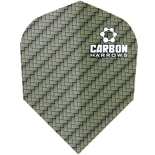 Harrows Carbon Dart Flights - Standard Shape Green