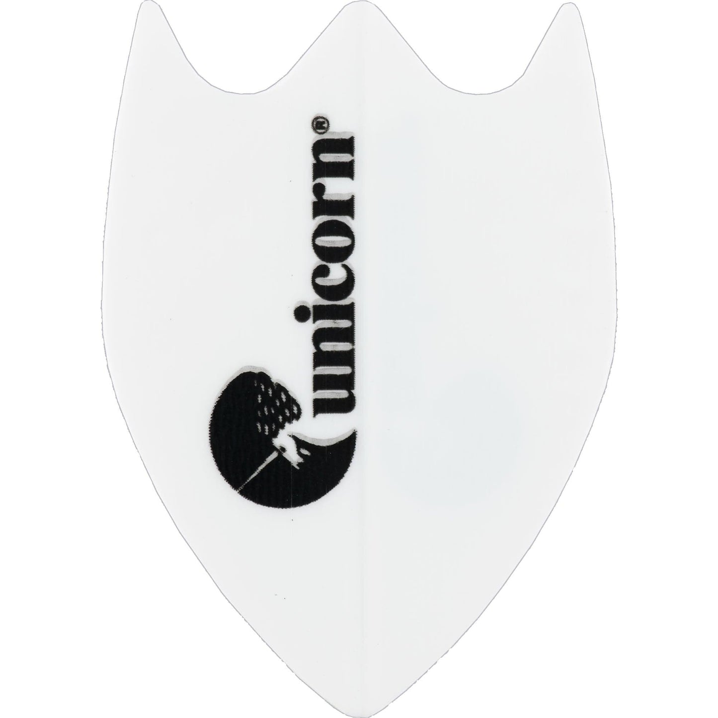 *Unicorn Super Maestro Dart Flights - 125 Micron - Fin White