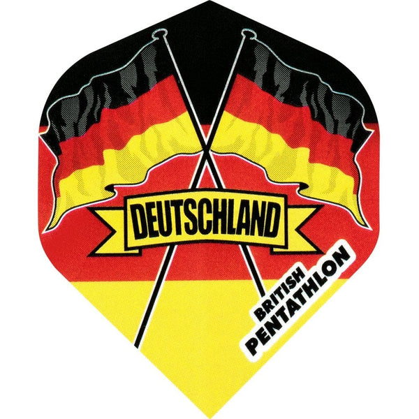 *Dart Flights - British Pentathlon - Extra Strong - Std - Germany / Deutschland