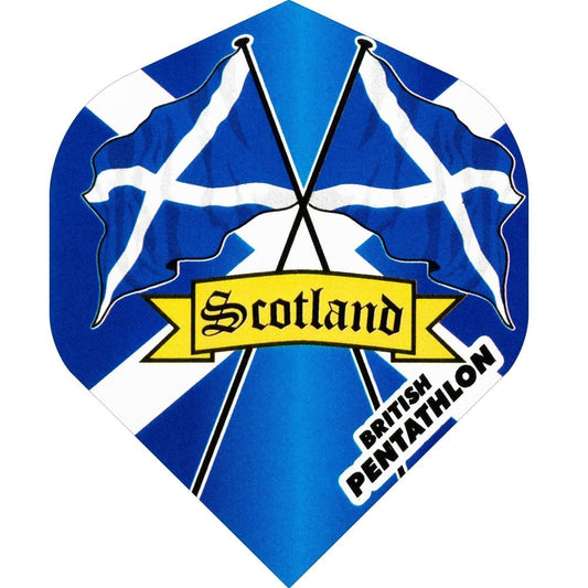Dart Flights - British Pentathlon - Extra Strong - Std - Scotland
