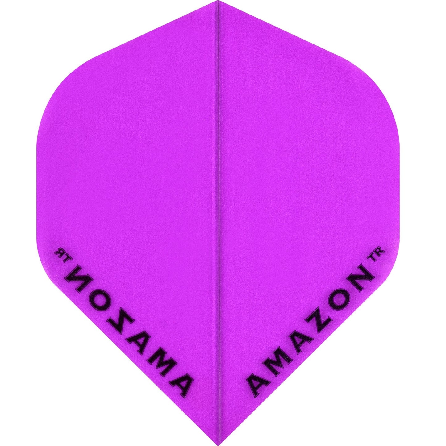 Amazon Dart Flights - 100 Micron - Transparent - Std Purple
