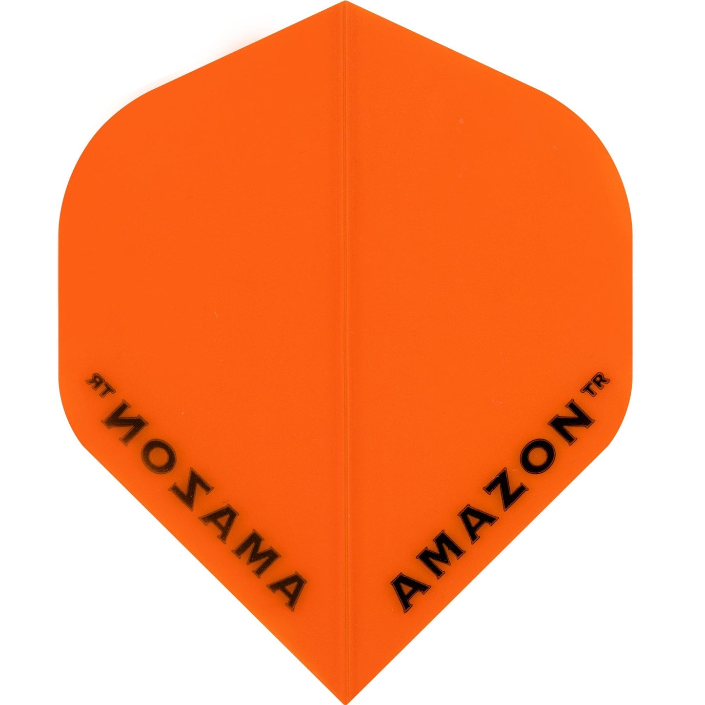 Amazon Dart Flights - 100 Micron - Transparent - Std Orange
