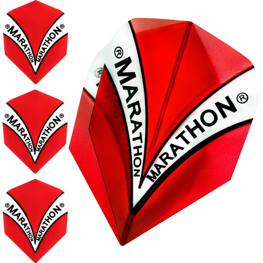Harrows Dart Flights - Marathon - Std - Red Marathon