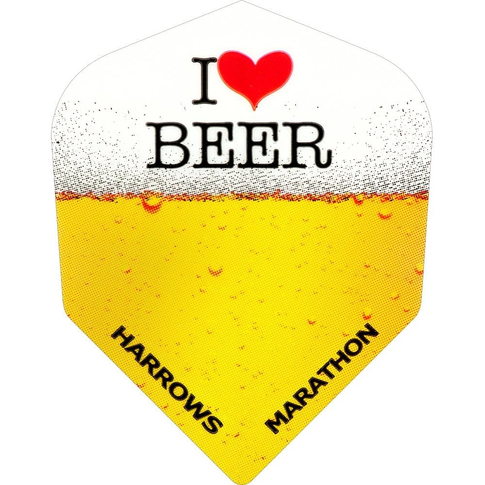 Harrows Dart Flights - Marathon - Extra Strong - Std - I Love Beer