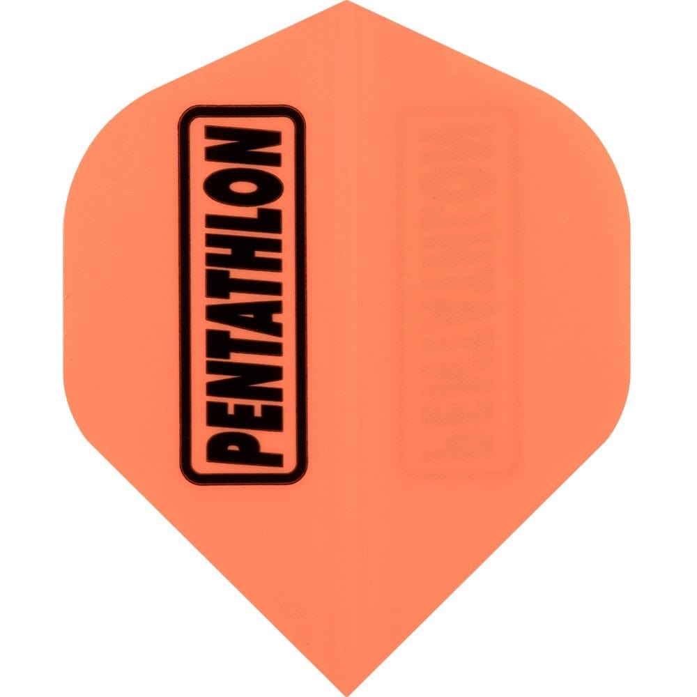 Dart Flights - Pentathlon Colours - Extra Strong - Std Orange