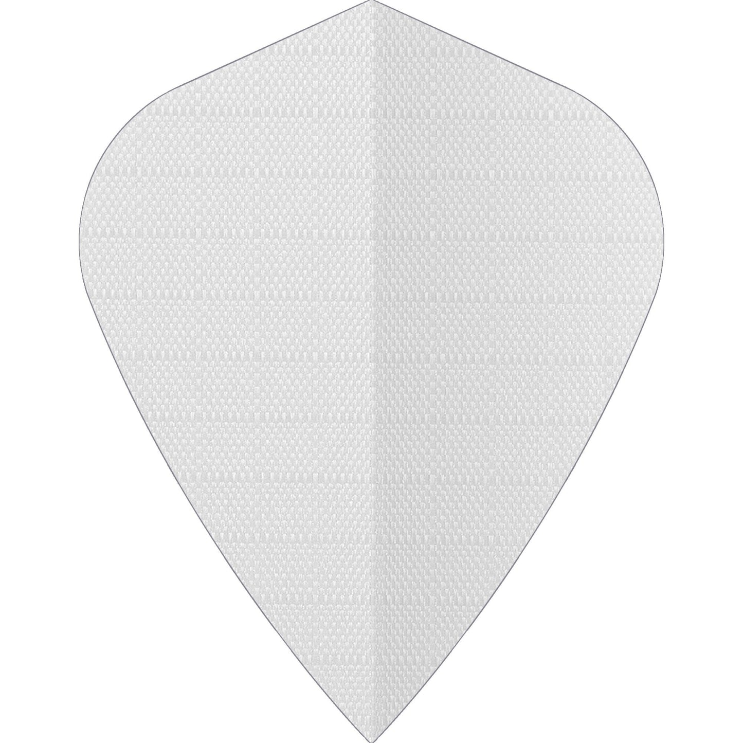 *Designa Dart Flights - Fabric Rip Stop Nylon - Longlife - Kite White