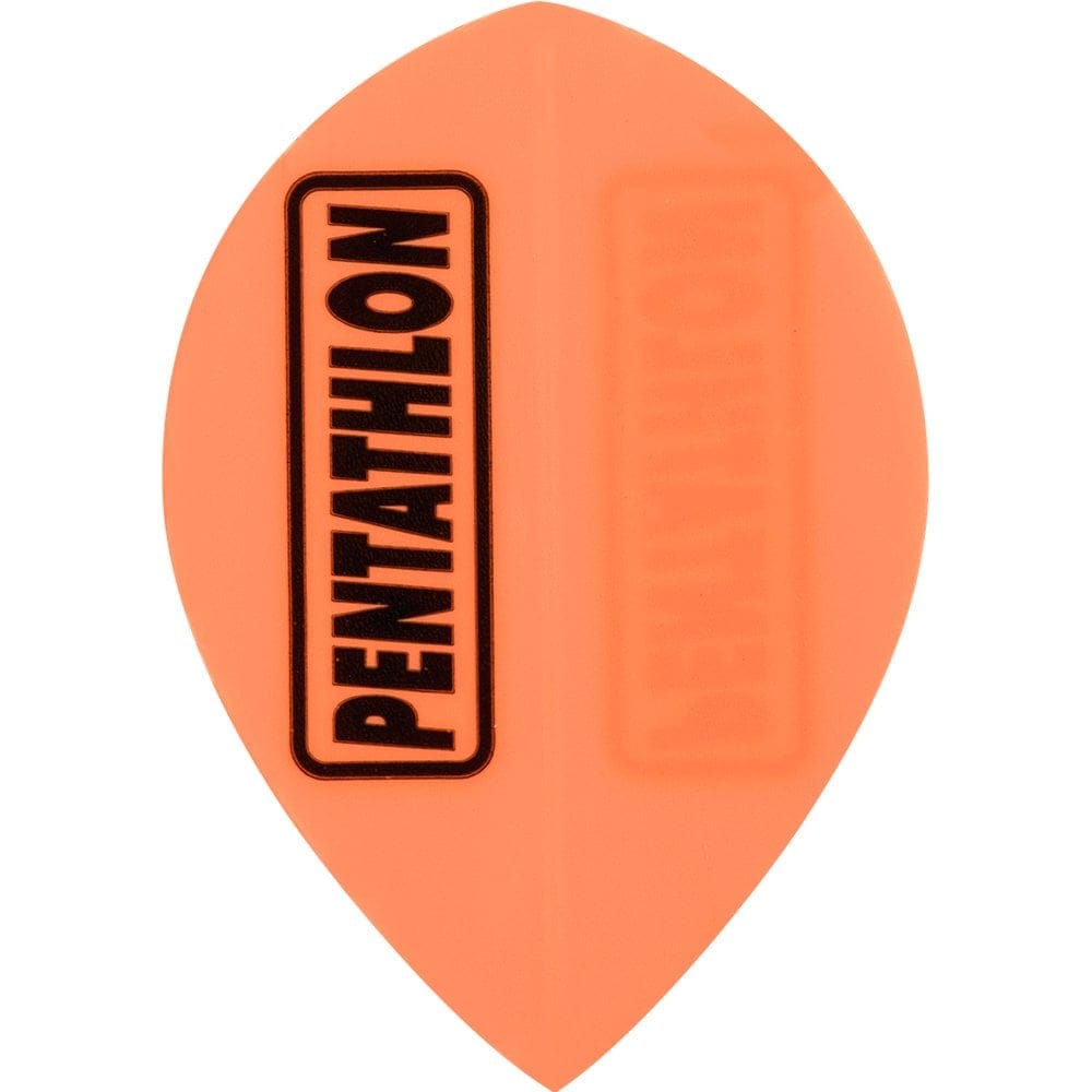 *Dart Flights - Pentathlon Colours - Extra Strong - Pear Orange