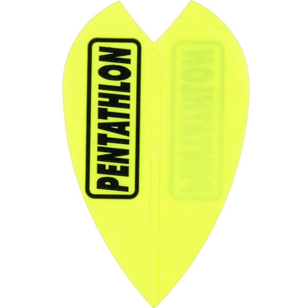 *Dart Flights - Pentathlon Colours - Extra Strong - Mini Yellow