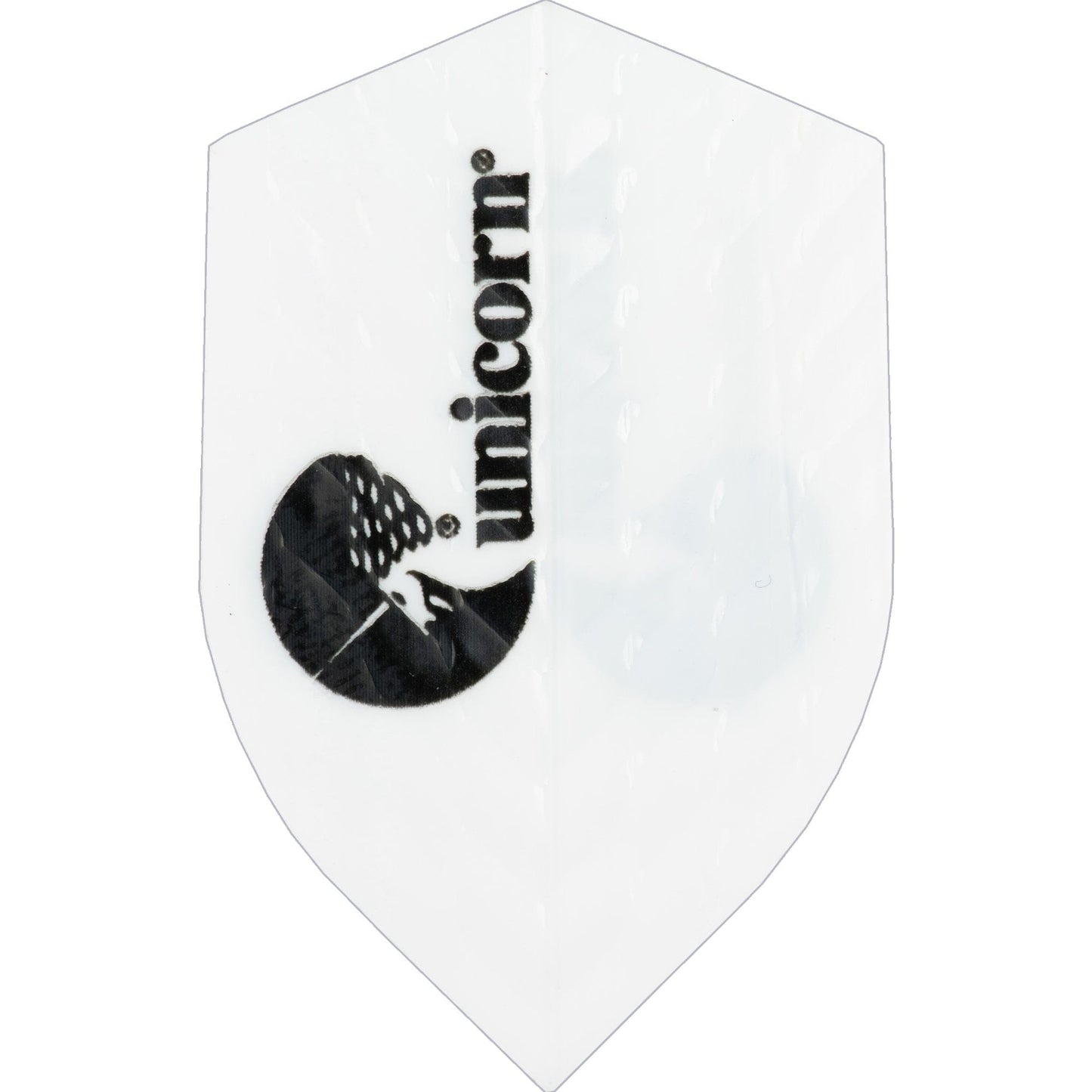 Unicorn Q Dart Flights - Q.75 - Shield - Logo - Black