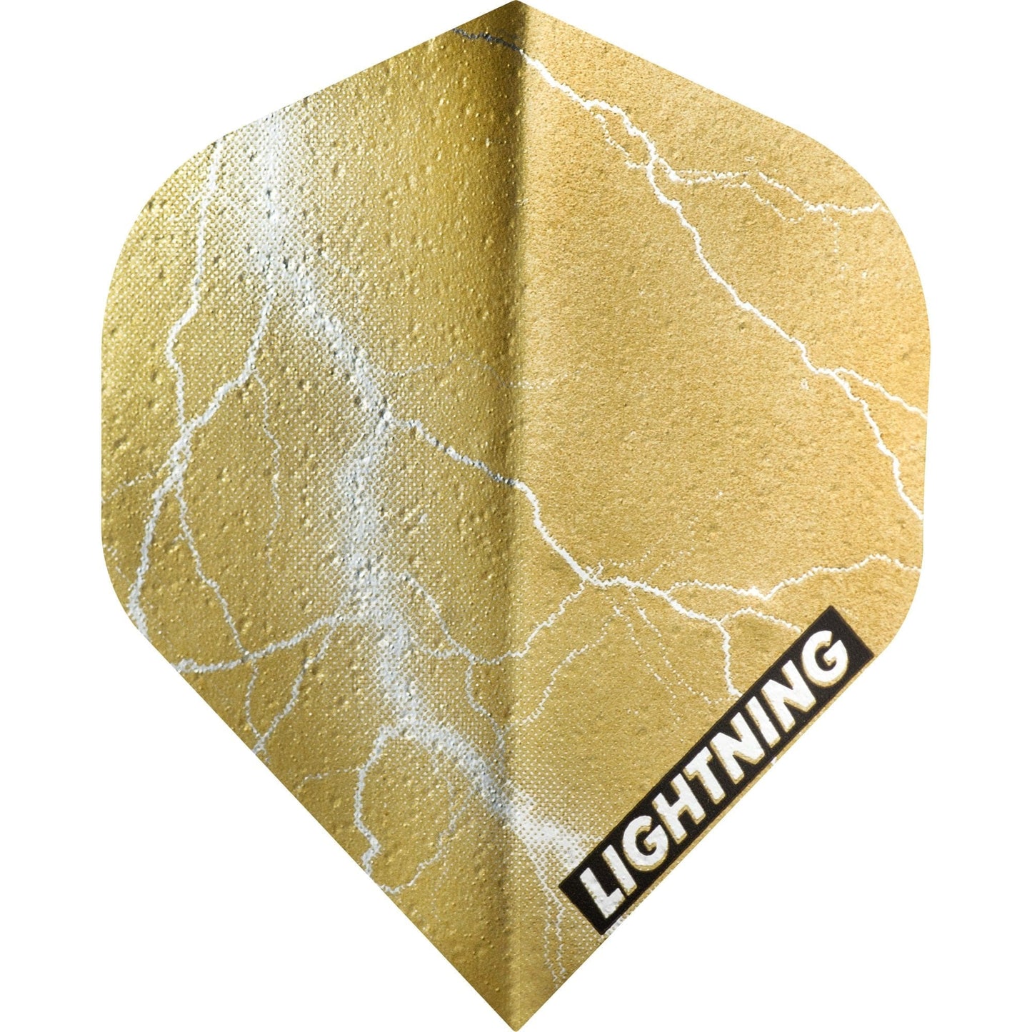 *McKicks Lightning Dart Flights - Metallic - Std Gold