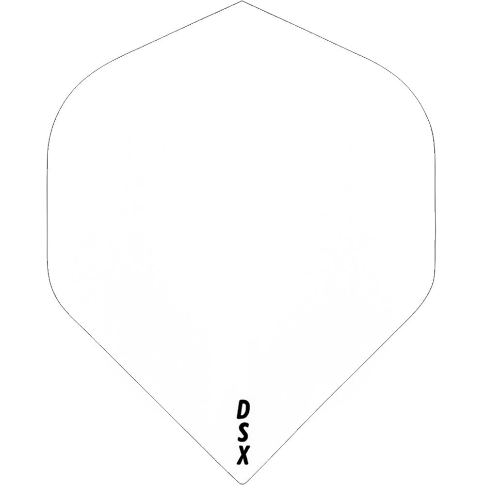 Designa DSX100 Dart Flights - No2 - Std White
