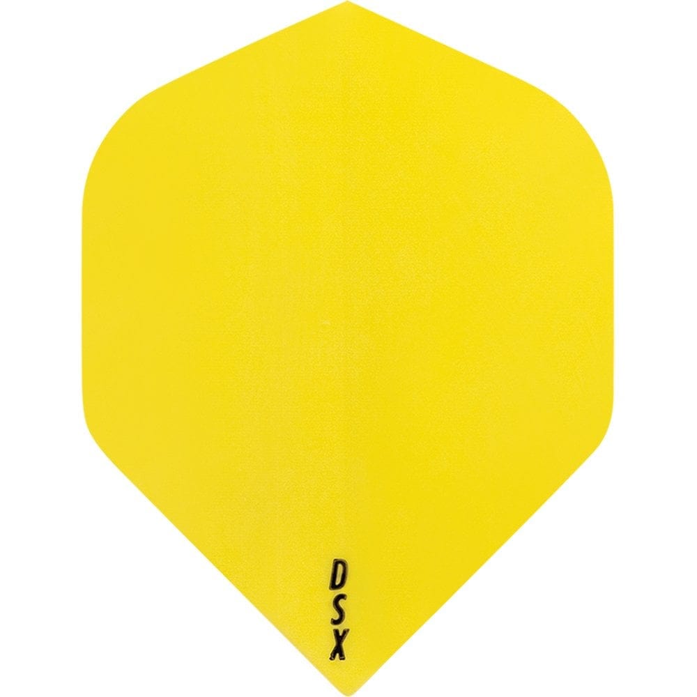Designa DSX100 Dart Flights - No2 - Std Yellow