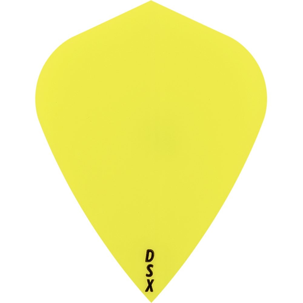 Designa DSX100 Dart Flights - Kite Yellow