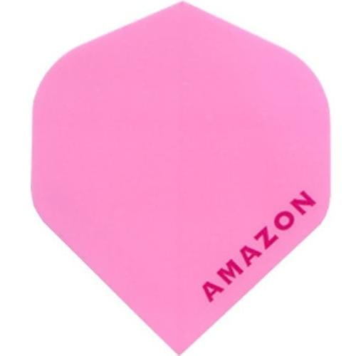 Amazon Dart Flights - Standard Shape - 100 Micron - Pastel Baby Pink