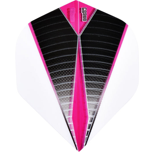 One80 Daze Dart Flights - 100 Micron - No2 - Std - White Pink
