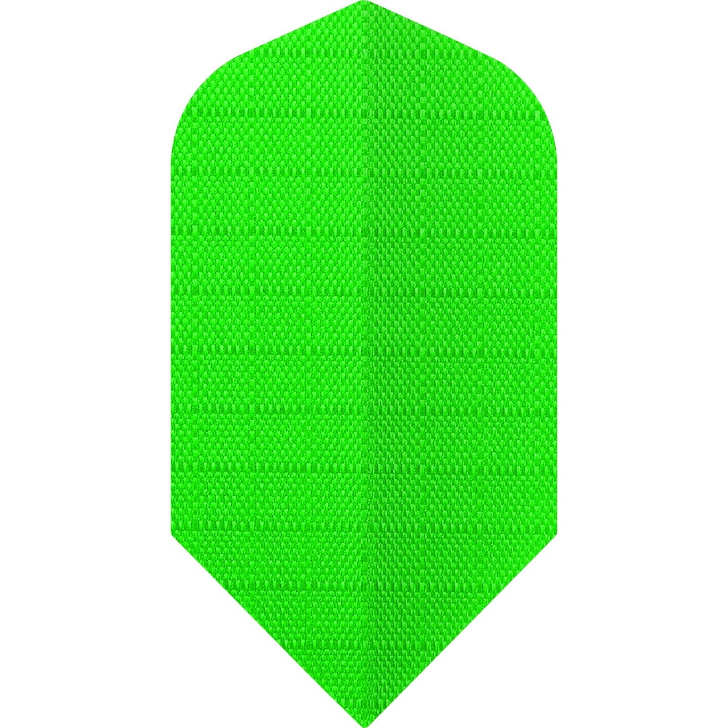 *Designa Dart Flights - Fabric Rip Stop Nylon - Longlife - Slim Fluro Green