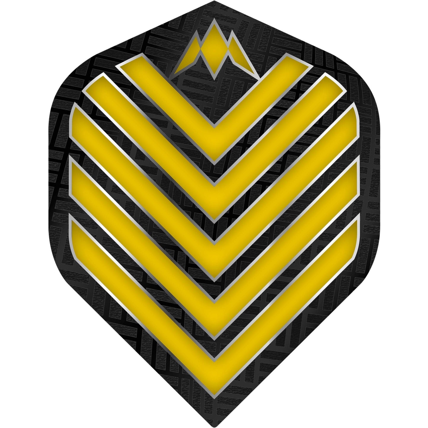 Mission Admiral Dart Flights - 100 Micron - No2 - Std Yellow