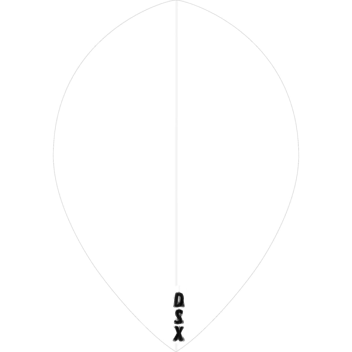 Designa DSX100 Dart Flights - Pear Clear
