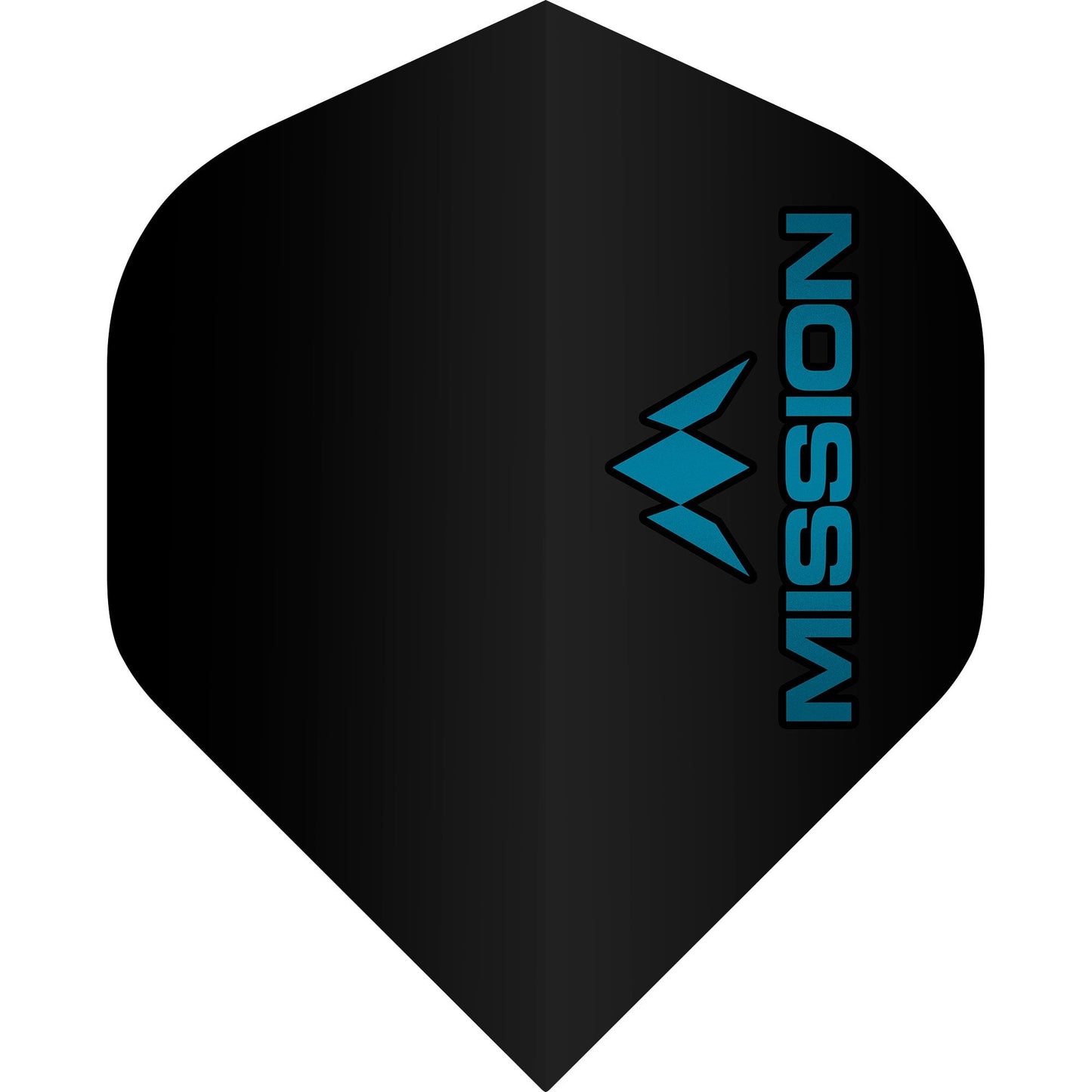 Mission Logo Dart Flights - 100 Micron - No2 - Std Blue