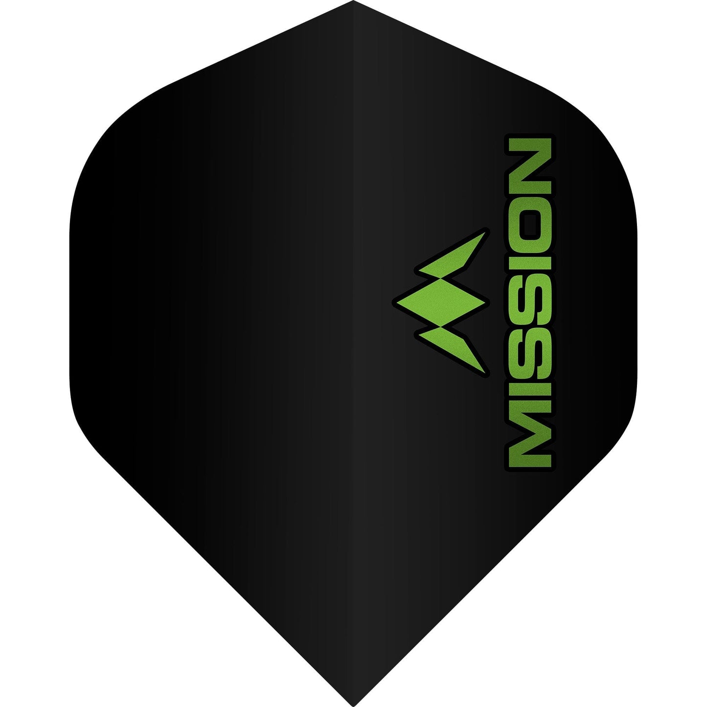 Mission Logo Dart Flights - 100 Micron - No2 - Std Green