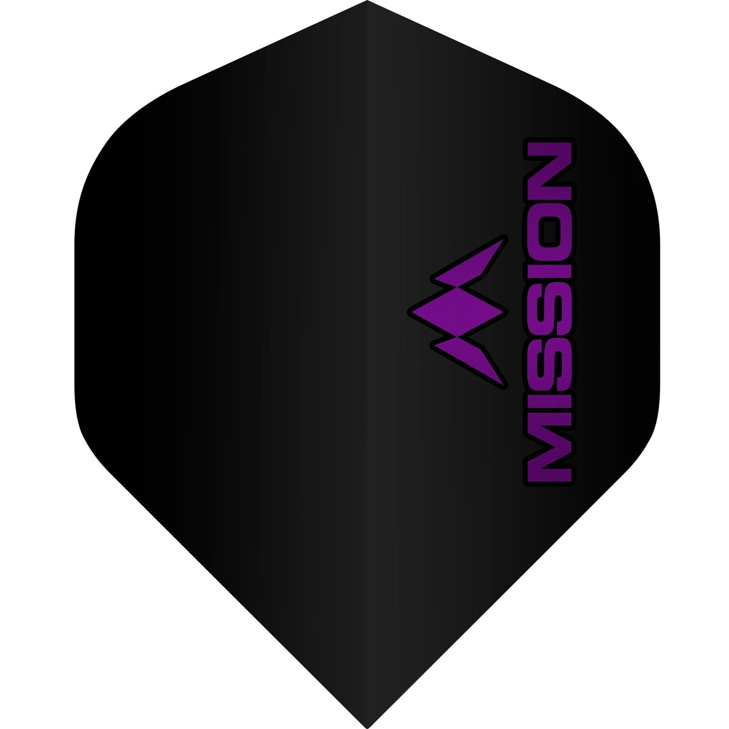 Mission Logo Dart Flights - 100 Micron - No2 - Std Purple