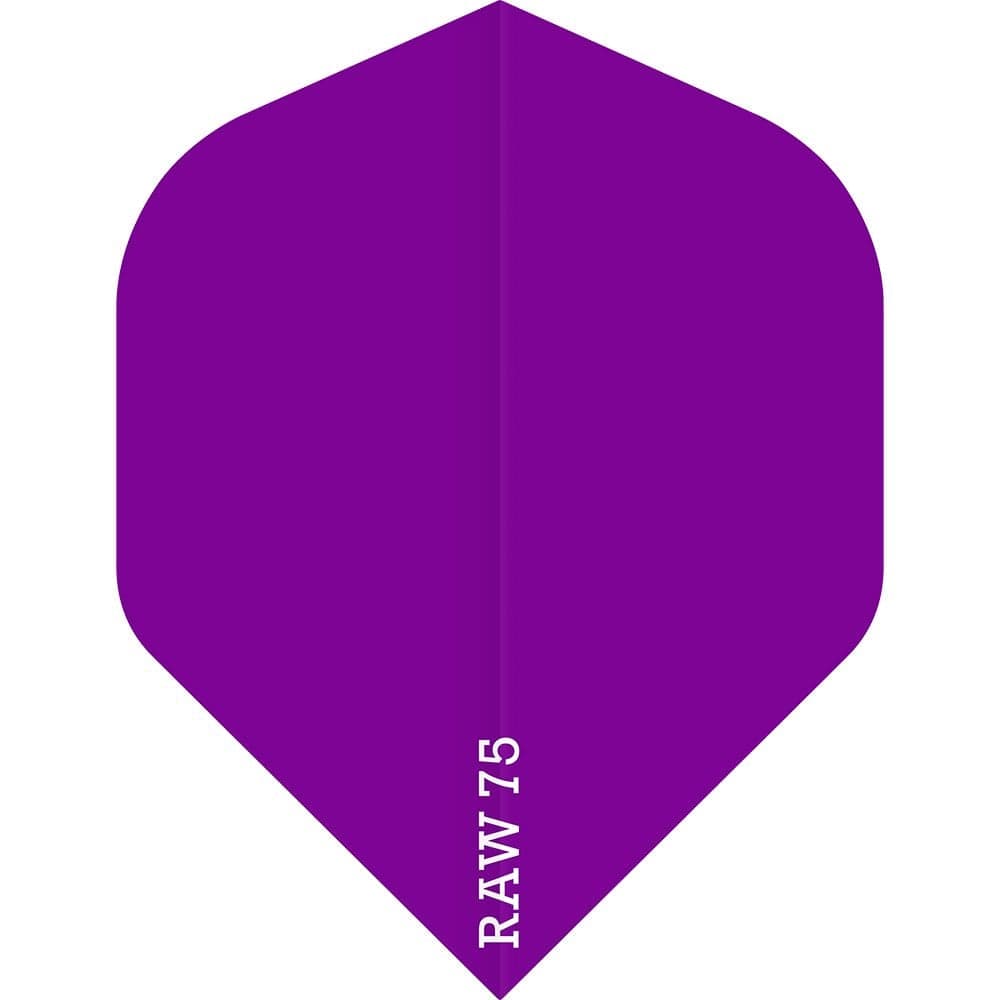 *Dart Flights - Raw 75 - 75 Micron - Std - Plain Purple
