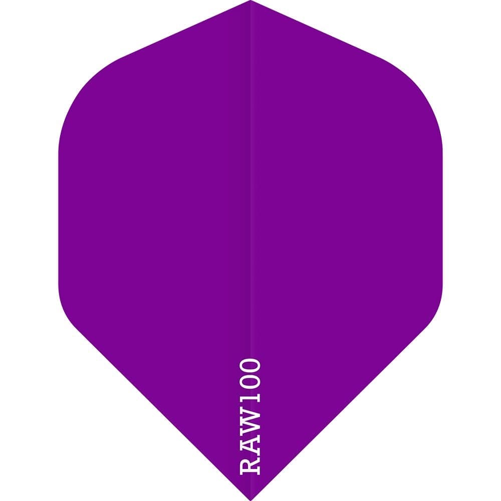 *Dart Flights - Raw 100 - 100 Micron - Std - Plain Purple
